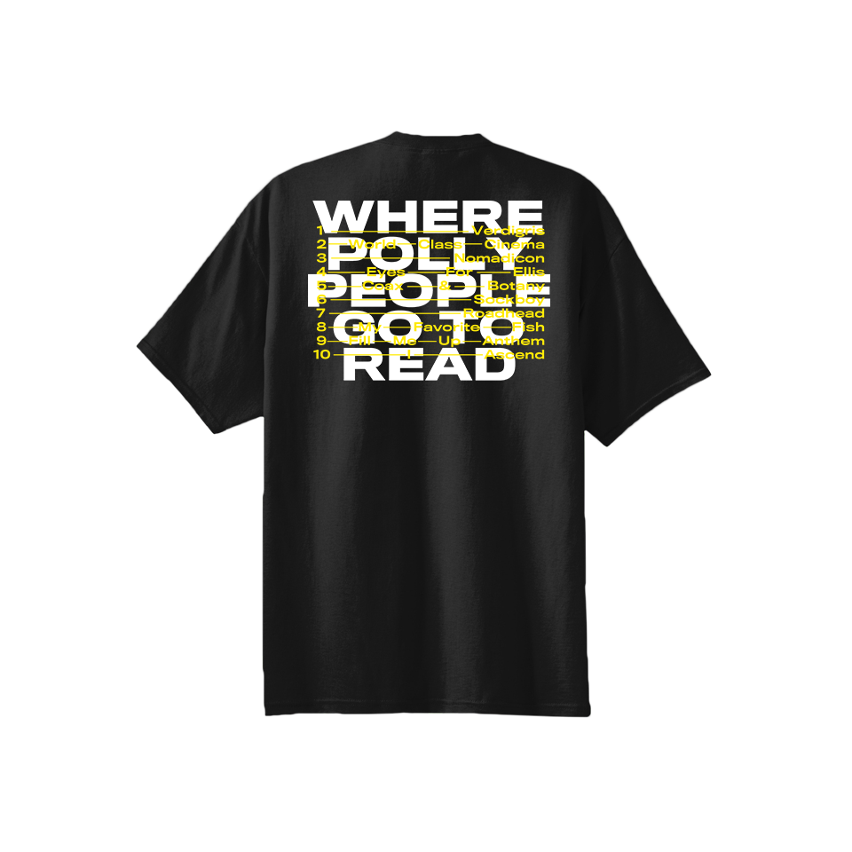 Where Polly People Go Black Tee